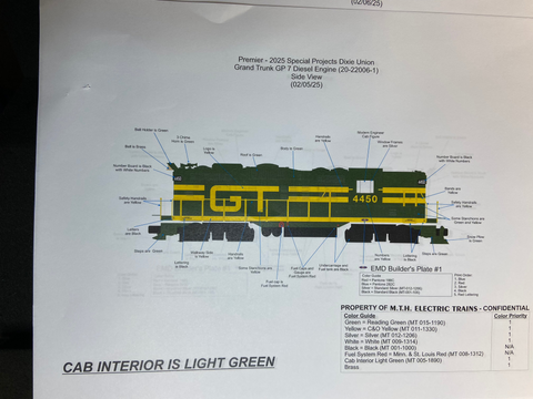 20-22006-1 Grand Trunk GP-9 Diesel Engine With Proto-Sound 3.0