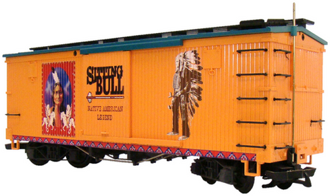 44673 LGB - G SCALE ANNIE OAKLEY REFRIGERATOR REEFER TRAIN CAR