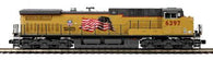 20-21735-1 - AC4400cw Diesel Engine w/Proto-Sound 3.0 (Hi-Rail Wheels) - Union Pacific Cab No. 6297 / Flag