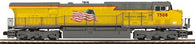 20-21875-1 - UP AC6000 Diesel Engine w/Proto-Sound 3.0 - Union Pacific (Flag) Cab No. 7508
