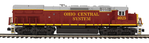 20-22117-1 - O Scale Premier Ohio Central SD40T-2 Tunnel Motor Diesel Engine w/Proto-Sound 3.0 (Hi-Rail Wheels)