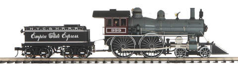 20-30100-1 - New York Central 4-4-0 Empire State Express Steam Engine w/Proto-Sound 3.0 (86” Hi-Rail Wheels)