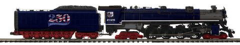 20-30128-1 - O Scale Premier America’s 250th 4-8-4 Steam Locomotive w/Proto-Sound 3.0 (Hi-Rail Wheels)