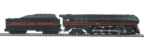 20-3950-1 - Norfolk & Western O Scale Premier 4-8-4 J Steam Locomotive w/Proto-Sound 3.0 (Hi-Rail Wheels)