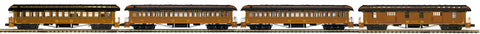 20-62099 - New York Central 4-Car 64’ Woodsided Passenger Set