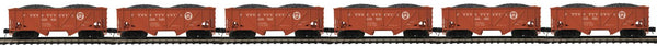 20-92344 - Pennsylvania 6-Car 34’ Composite Hopper Car Set - Nos. 220831, 220849, 220865, 220893, 221015, 221019