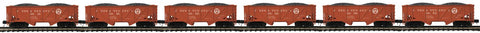 20-92345 - Pennsylvania 6-Car 34’ Composite Hopper Car Set - Nos. 221111, 221119, 221125, 221140, 221149, 221153