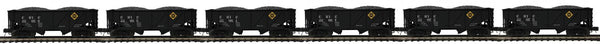 20-92346 - Erie 6-Car 34’ Composite Hopper Car Set - Nos. 22050, 22055, 22061, 22067, 22072, 22075