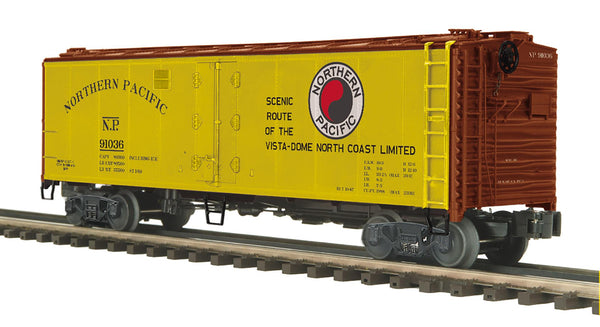 20-94841 - O Scale Premier Northern Pacific 40’ Steel Sided Reefer Car