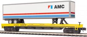 20-95644 - Chesapeake & Ohio Flat Car w/48’ Trailer