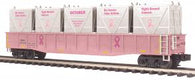 20-95692 -  Delaware & Hudson - Gondola w/ 5 LCL Containers Car #38029-B - Breast Cancer Awareness