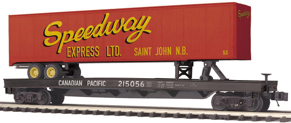 20-95702 - Canadian Pacific Flat Car w/48’ Trailer - No. 215056, 215061