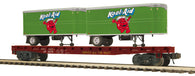 20-95715 - Union Pacific O Scale Premier Flat Car w/(2) PUP Trailers