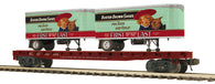 20-95716 - Frisco O Scale Premier Flat Car w/(2) PUP Trailers