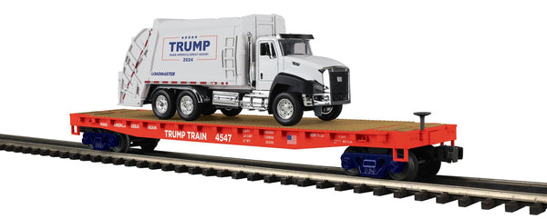 20-95796 - Donald J. Trump Flat Car with Garbage Truck