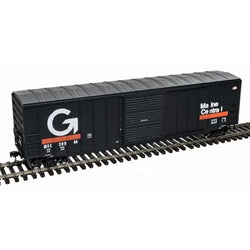 2001135 - TM 50'6" BOX CAR GUILFORD (MAINE CENTRAL) 20066, 20102 (GRAY/ORANGE) - 3RL