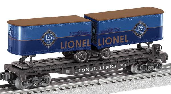 2528650 - Lionel 125th Flatcar with Piggyback Trailers