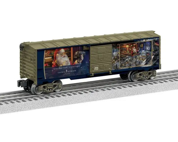 2538090 - Thomas Kinkade "Santa's Final Touch" - A Lionel Legacy Christmas Boxcar