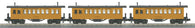 30-6454 - O Gauge RailKing Chesapeake & Ohio 3-Car Overton Passenger Coach Set