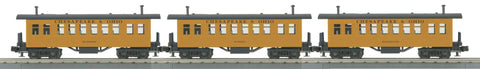 30-6454 - O Gauge RailKing Chesapeake & Ohio 3-Car Overton Passenger Coach Set