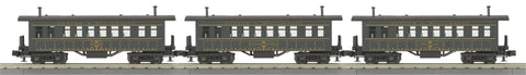 30-6455 - O Gauge RailKing Denver & Rio Grande 3-Car Overton Passenger Coach Set