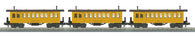 30-6456 - O Gauge RailKing Virginia & Truckee 3-Car Overton Passenger Coach Set