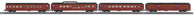 30-68252 - Pennsylvania 4-Car 60’ Streamlined Passenger Set