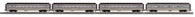 30-68279 - Adirondack Scenic Railroad O Gauge RailKing 4-Car 60’ Streamlined Passenger Se