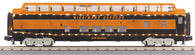 30-68285 - O Gauge RailKing Halloween 60’ Streamlined Full-Length Vista Dome Car w/LED Lights