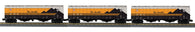 30-70148 - Denver & Rio Grande O Gauge RailKing 3-Car Airslide Hopper Car Set