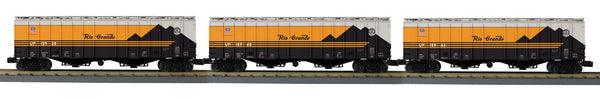 30-70148 - Denver & Rio Grande O Gauge RailKing 3-Car Airslide Hopper Car Set