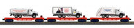 30-70150 - Donald J. Trump 3-Car Flat Car w/ Truck Load Set
