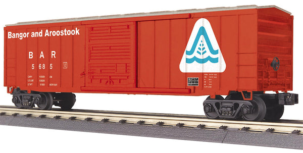 30-71208 - Bangor & Aroostook O Gauge RailKing 50’ Modern Box Car
