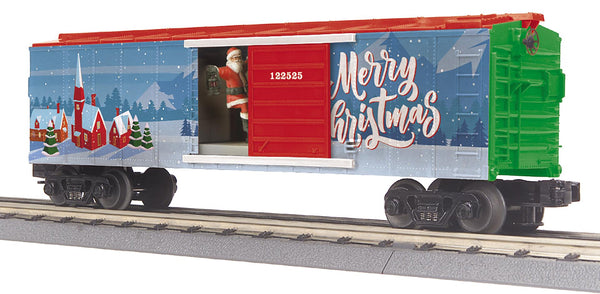 30-71236 - O Gauge RailKing Christmas Operating Box Car w/Santa