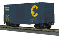 30-74815 - Chessie O Gauge RailKing 40' High Cube Box Car