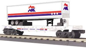 30-76782 - American Freedom Flat Car w/40' Trailer