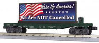 30-76857 - Flat Car w/ Billboard - U.S. Army (Uncancelled America)  Car No: 41021