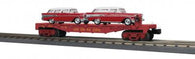 30-76874 - Union Pacific Flat Car w/(2) ‘57 Chevy Nomads (Red)