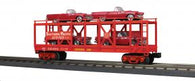 30-76877 - Southern Pacific Auto Carrier Flat Car w/(4) ‘55 Ford Thunderbirds