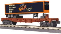 30-76892 - New York Central Flat Car w/40’ Trailer / Clark Bar