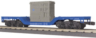 30-76931 - General Electric O Gauge RailKing Dep. Center Flat Car w/Transformer Load