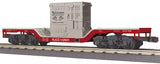 30-76949 - O Gauge RJ Corman Dep. Center Flat Car w/Transformer Load Car Number: 142651