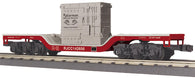 30-76950 - O Gauge RJ Corman Dep. Center Flat Car w/Transformer Load Car Number: 142656