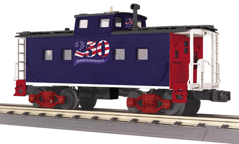 30-77421 - O Gauge RailKing Semiquincentennial Steel Caboose