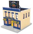 30-90696 - Skyline Chili 2-Story Building with White LED Lights