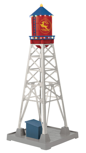 30-90740 - O Gauge RailKing North Pole #193 Industrial Water Tower With LEDs