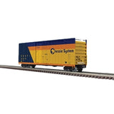 3001642 - O PREMIER 50' GUNDERSON HIGH CUBE BOX CAR 3 PACK CSX HERITAGE (INCLUDES: CSX B&O HERITAGE #101869, C&O HERITAGE #101827, CHESSIE SYSTEM HERITAGE #10973)

(YELLOW/BLUE) - 3RL