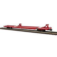 3001940 - O INTERMODEL 89'4" FLAT CAR MAINE CENTRAL (MEC) 105002, 105007, 105015, 105019 (RED) - 3RL