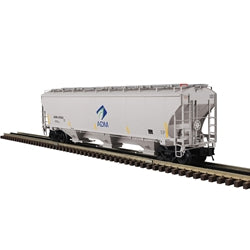 3001920 - O TRINITY 5161 COVERED HOPPER ADM LEAF LOGO 49004, 49008, 49010, 49029 (GRAY/BLUE) - 3RL