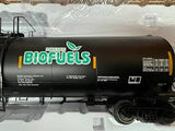 3005025 - 3RL ATLAS MASTER O TRINITY 25,500 GAL TANK CAR TILX (LAKE ERIE BIO FUELS) 252105, 252110, 252113, 251119 (BLACK/GREEN)